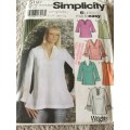 PATTERN SIMPLICITY 5197 (COMPLETE, CUT ON14) - STUNNING TUNIC (SIZE 14)