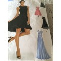 PATTERN SIMPLICITY 1195 (SHOULDERSTRAPS EXCL, CUT ON 12) - BEAUTIFL DRESSES (SIZE 4-12) SMALL