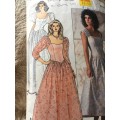 PATTERN BUTTERICK 4829 (COMPLETE, CUT ON 10) - SPECIAL OCCASSION DRESS (SIZE 6-8-10)