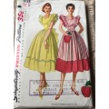 PATTERN SIMPLICITY 4138 (VERY VINTAGE, BOUGHT FROM OWNER) - ONE-PIECE DRESS,PINAFORE DRESS (SIZE 12)