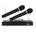 K&K Karaoke Dual Wireless Handheld Microphone System