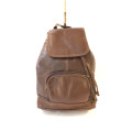 Genuine Leather Backpacks in Grey Brown - Unisex