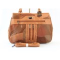 Ladies Genuine Patch Leather Hand Bag