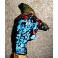 Helmeted Guinea Fowl Head