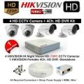 Hikvision 4 Channel Bullet Turbo HD CCTV Kit | 720P *MONTH END SPECIAL*