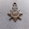 1 X WW 1 FULL SIZE BRITHISH STAR MEDAL AWARDED TO S-9556 PTE. G. CARNEGIE GORD. HIGHRS.