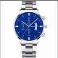 RETAIL R1999 STAINLESS STEEL SILVER LUXURIOUS TIME PIECE