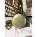 vintage  pocket  watch (chain&battery  included)