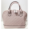 lady's handbag/bowler bag  size: 30×15×25cm pink