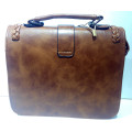 Lady's vintage handbag/shoulder bag/cross body   brown     size: 23×7×17cm