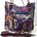 lady's floral handbag sling included  material:canvas   size: 12×30×29cm