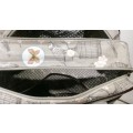 Cotton road nappie bag with a nappie changing mat, oil skin( water proof)size: 41*19*29cm
