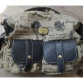 Cotton Road sling bag, CLOSING DOWN SALE canvasandlether, size: 28x26x13cm