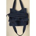 Cotton Road bag, CLOSING DOWN SALE shoulder/sling bag with windmillandheart pattern, size:36x27x12cm