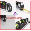 ***FIXIT LASER LEVEL PRO 3***INCLUDES EXTRA BATTERIES***FABULOUSLY HANDY GIFT***BELOW COST START!!!