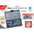 ***AIWA BEST QUALITY 40PCS COMBINATION SOCKET WRENCH SET***BID PER ITEM***