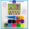 ***600pc MINI LOOM BAND KIT IN EASY TO CARRY CASE***FABULOUS & FUN FOR PARTY PACKS TOO***CRAZY SALE!