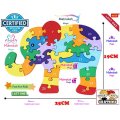 **26 PC 3D WOODEN PUZZLE**ELEPHANT LETTERS & NUMBERS**MAKING LEARNING FUN**LAST 1 IN STOCK!!!