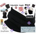 *PRICE REDUCED*NEW STOCK**BLACK ONLY*UNISEX MULTIPURPOSE POLYESTER FLEECE NECK WARMERS*BUY PER ITEM*