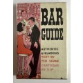 Bar Guide - Ted Shane. Hardcover w/dj. 1967