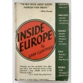 Inside Europe - John Gunther. Hardcover w/dj. 1940
