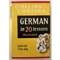 German in 20 Lessons - Collins Cortina. Hardcover w/dj, 1962