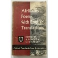Afrikaans Poems with English Translations - AP Grové & CJD Harvey. Softcover, 1969