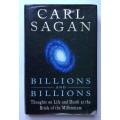 Billions and Billions - Carl Sagan. Hardcover w dj. 1st Ed. 1997