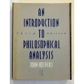 An Introduction to Philosophical Analysis - John Hospers. Softcover 3rd Ed, 1990