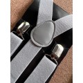 Light Grey Suspenders
