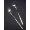 SILVER PLATED PEWTER SALAD SERVERS