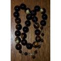 Bnded agate necklace