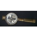 ANTIQUE COMPASS WITH TELESCOPING HANDLE