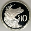 1986 | WWF 25 Years | Fijian Ground Frog | Crown Size | Proof Silver | 38mm | 28.2g | R1 Start NR