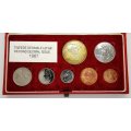 1967 | South Africa | Second Decimal Issue | Long Proof Set | No Gold | Red Box
