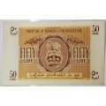 1943 | 50 Lire | Issued note | Military Issues | Libya