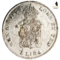 1824 | ½ Lira | Franz I | Italy | 191 Year Old Silver(.900) Coin | 18mm | Low Mintage