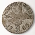 1783 | 3 Gröscher | Friedrich II | German states | 238 Year Old,18.5 mm Silver Coin