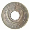 1949 | 1 Cent | George VI | East Africa | 20.3 mm | Lower Mintage