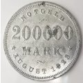 1923 | 200 000 Mark | German Notgeld | Hamburg | 23 mm