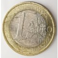 1999 | 1 Euro | Netherlands | Beatrix | 1st map | 23.25 mm