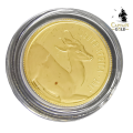 2017 | 1/10 oz | R10 | 24 Carat Gold | SA MINT | Springbok | Natura Series