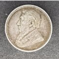 1896 | 6 Pence | Zuid Afrikaansche Republiek | Silver (.925) 19.35 mm Coin