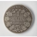 1894 | 1 Shilling | Zuid Afrikaansche Republiek | South Africa | Silver (.925) 23.7 mm Coin