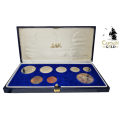 1985 | Silver Proof Set | South Africa | Silver and Nickel R1 | Including Blue Long Box