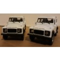 Special:Combo 2 x Land Rover Defender Die Cast Models  Sc 1/36   WELLY FX New Box  Gteed- In Stock