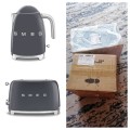 Brand New SMEG Toaster and Kettle Combo (Slate Grey)