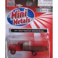MINI METALS HO SCALE - 60 FORD FLATBED BED TRUCK  (NEW CARDED)