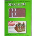 METCALFE 00/HO RED BRICK TERRACED HOUSES KIT - BOXED