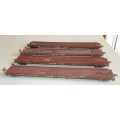 WALTHERS HO SCALE - SET OF 4 TRAILER TRAIN WAGONS - AS PER FOTOS